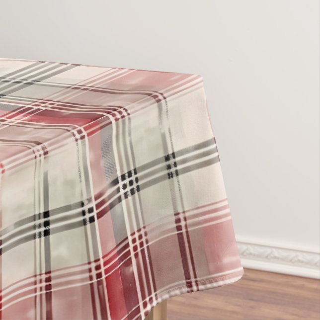 Mantel Navidades Tartán Floral Design Series #15 (In Situ)