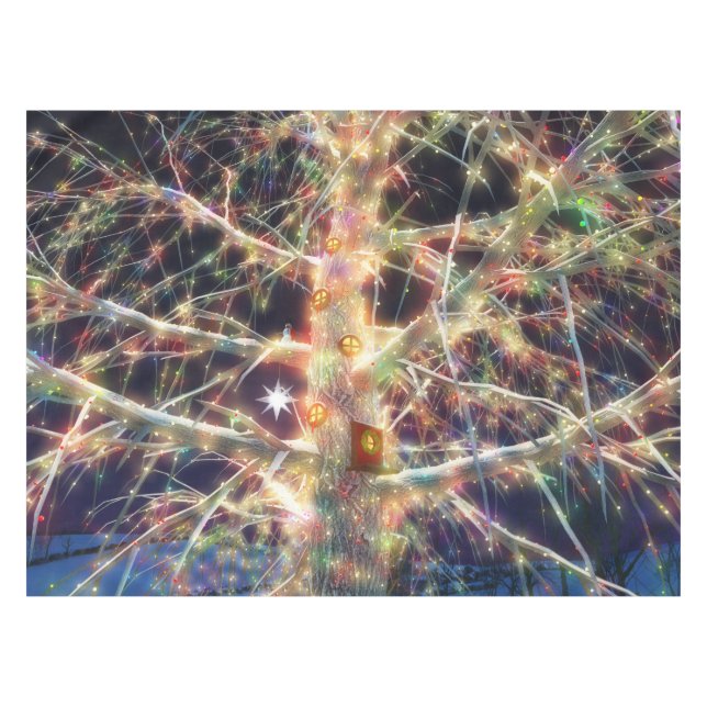 Mantel Navidades Treehouse Tablecloth (Frente (Horizontal))