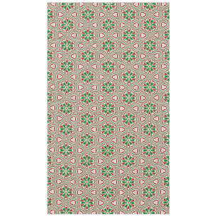 Mantel Navideño caleidoscopio boho ecléctico trippy funky