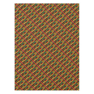 Mantel Negro rojo del verde amarillo de cesta del orgullo