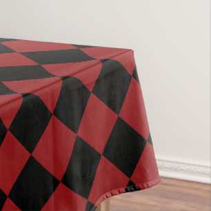 Mantel Negro y rojo controlado