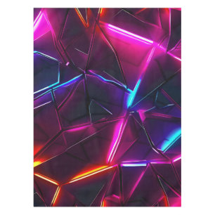 Mantel Neón Geométrico Abstracto Futurista Cyberpunk