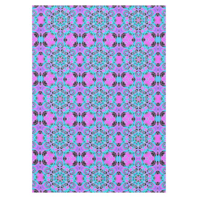 Mantel Neon kaleidoscope , mandala (Anverso)