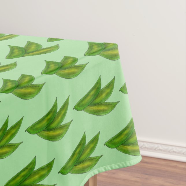 Mantel Nevada Peas Peapia Jardín Verde Vena vegetal (In Situ)