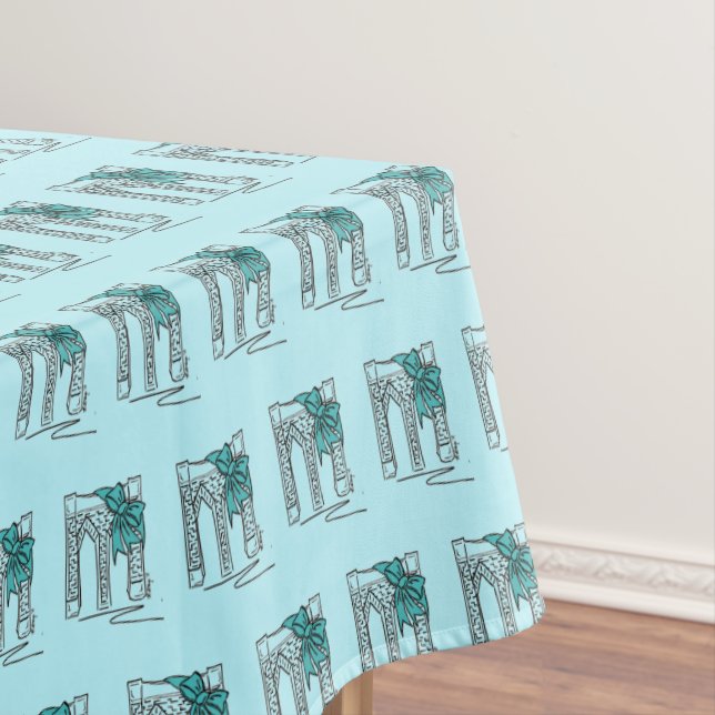 Mantel New York City NYC Brooklyn Bridge Hanukkah Holiday (In Situ)