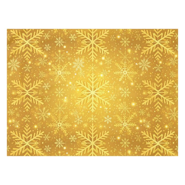 Mantel Nieve Dorada (Frente (Horizontal))