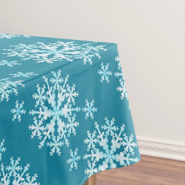 Mantel Nieve sobre Aqua White (In Situ)