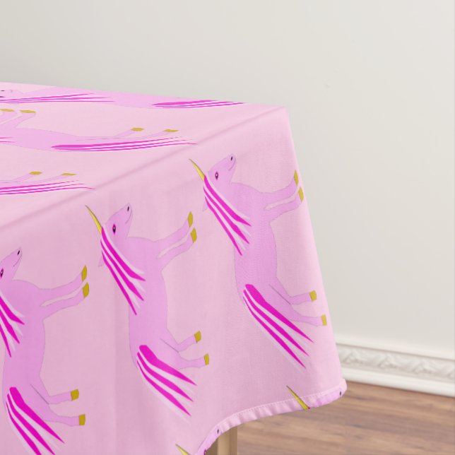 Mantel Niña Rosa bonito Unicorn Patterada (In Situ)