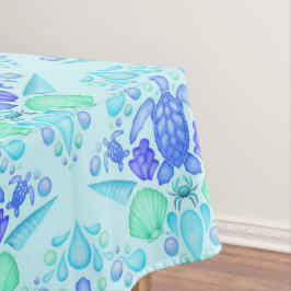 Mantel Niños Cuidados Tropical Blue Ocean Sea Turtle