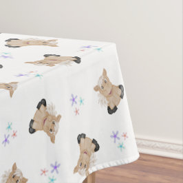 Mantel Niños Cute Caballos Animales De La Granja De Barny