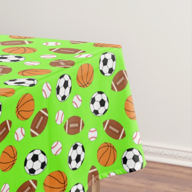Mantel Niños de la fiesta de cumpleaños deportiva (In Situ)