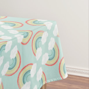 Mantel Niños del Partido del Cumpleaños del Arcoiris Boho