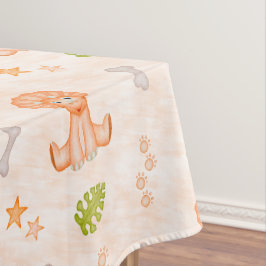 Mantel Niños Naranjas Lindos Dinosaurio