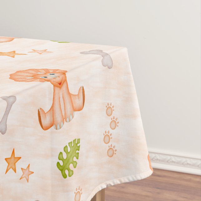 Mantel Niños Naranjas Lindos Dinosaurio (In Situ)