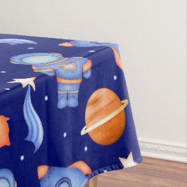 Mantel Niños Nave Espacial y Astronauta