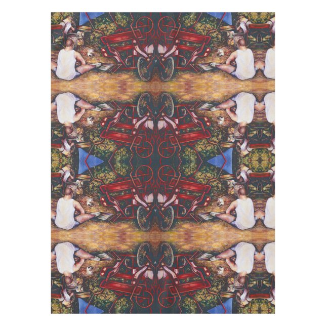 Mantel No olviden el ajo (Anverso)