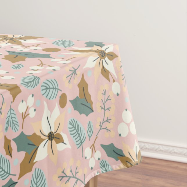 Mantel Noche de Navidad de invierno de pink blues (In Situ)