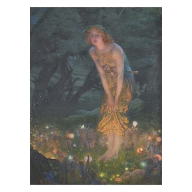 Mantel Noche de verano Eve Edward Robert Hughes Fantasía  (Anverso)