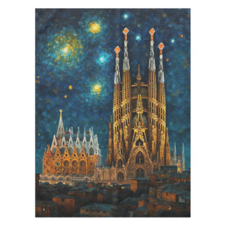 Mantel Noche estelar catalana | Gaudí se reúne con Van Go