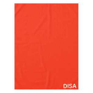 Mantel Nombre de color rojo de Disa
