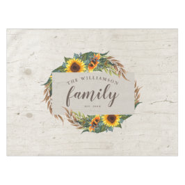 Mantel Nombre de la familia de los girasoles del país