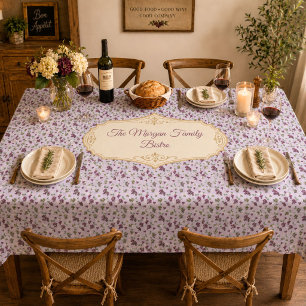 Mantel Nombre de parejas familiares personalizado Otoño e