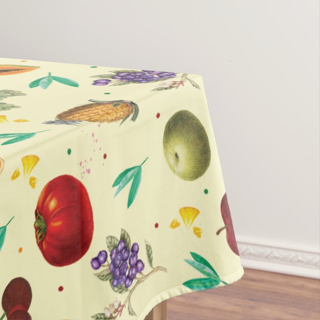 Mantel Nombre Personal Frutas Tropicales Y Verduras (In Situ)