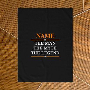 Mantel Nombre Personalizado El Hombre El Mito La Leyenda