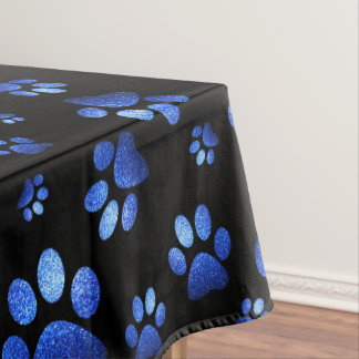 Mantel Nombre personalizado, perras de perro purpurina az
