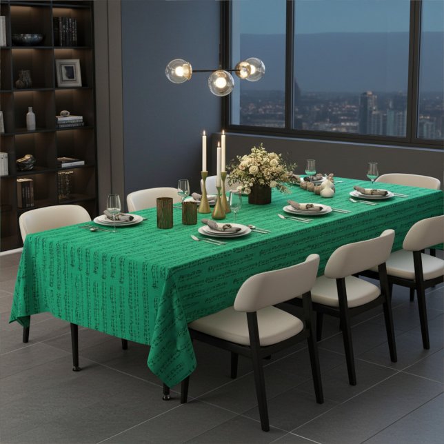Mantel Notas de color personalizado "Te deseamos una Feli (Subido por el creador)