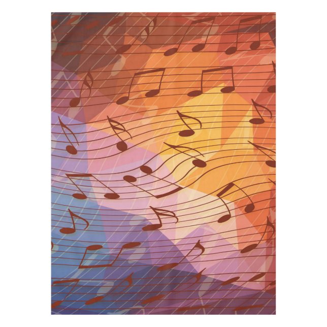 Mantel Notas de la música (Anverso)