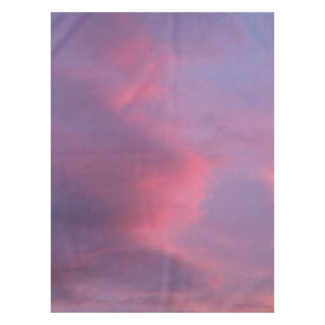 Mantel Nubes Rosadas Azules (Anverso)