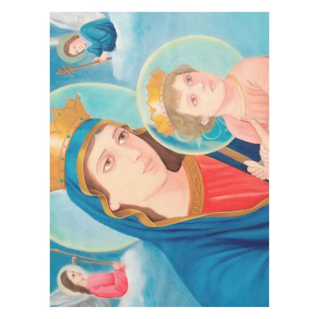 Mantel Nuestra Señora de la Perpetua Ayuda Católica (Anverso)