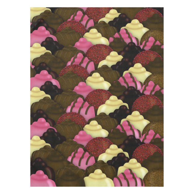 Mantel Nunca mucho chocolate - Día de San Valentín dulce (Anverso)