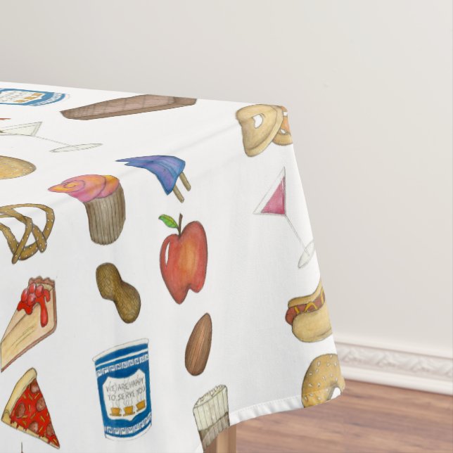 Mantel NYC Classic New York City Foods Pretzel Pizza Lox (In Situ)