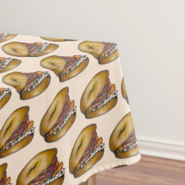 Mantel NYC Judío Deli Bagel Capers Lox Cream Cheese