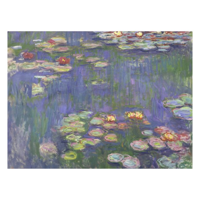 Mantel Obras maestras de nenúfares de Monet (Frente (Horizontal))