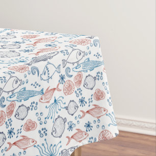 Mantel Océano tropical Fun Fish Subacuático