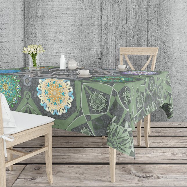Mantel Octo brightener arabesca de piedra árabe verde (Subido por el creador)
