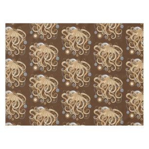 Mantel Octopus Steampunk Surreal Retro Style Machine