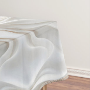 Mantel Ola de mármol Elegante Resumen Blanco - Moderno