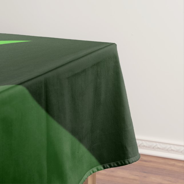 Mantel Ola Verde Oscura Y Espiral Lime (In Situ)