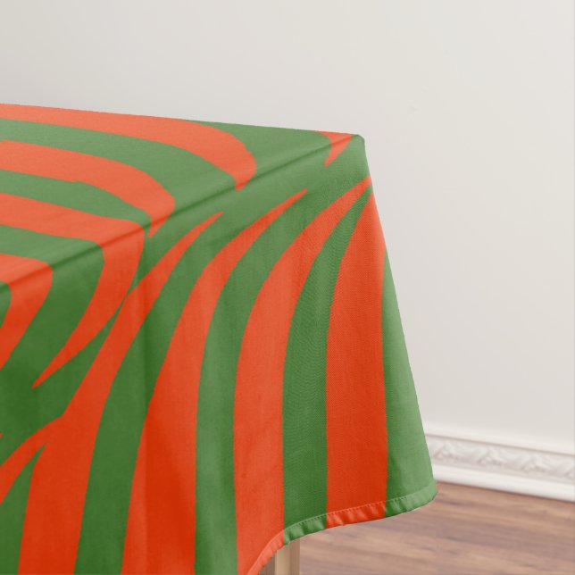 Mantel Olas Rojas y Verdes (In Situ)