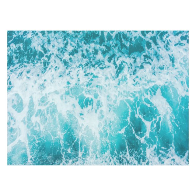 Mantel Olas tropicales del océano azul (Frente (Horizontal))