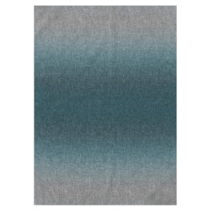 Mantel Ombre Abstract Verde Teal Azul Gris Entrecruzado