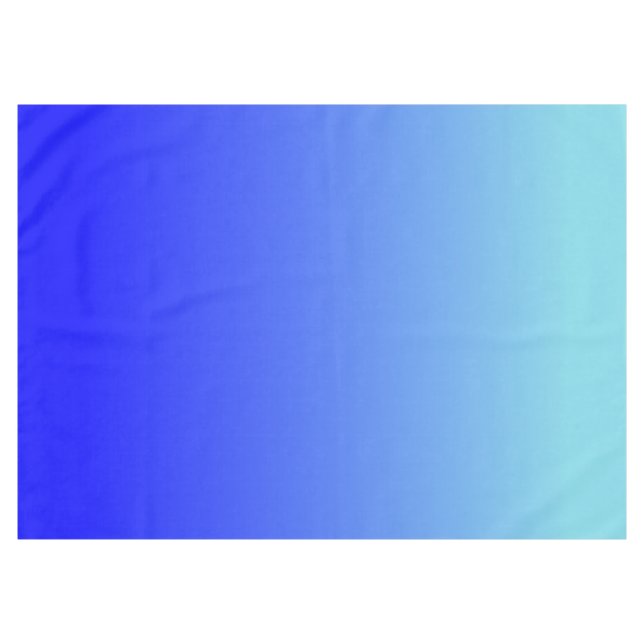 Mantel Ombre azul acuático moderno (Frente (Horizontal))