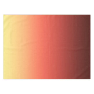 Mantel Ombre rojo amarillo.