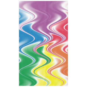 Mantel Ondulado Multicolor Abstracto