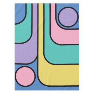 Mantel Optimizar el diseño geométrico de estilo retro mod