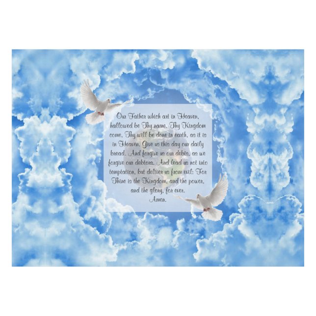 Mantel Oración del Señor (Frente (Horizontal))